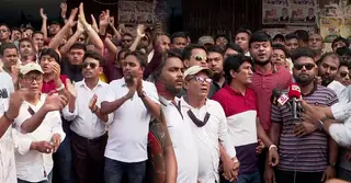 ছাত্রদলের পূর্ণাঙ্গ কমিটির দাবিতে নয়াপল্টনে পদবঞ্চিতদের মিছিল